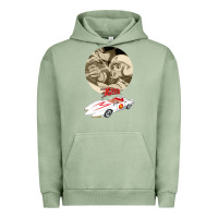 Pigment Oil Green go speed racer go go!!!   speed racer Urban Hoodie - artisFamous