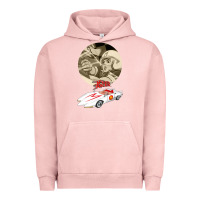 Pigment Salmon go speed racer go go!!!   speed racer Urban Hoodie - artisFamous