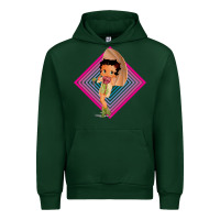 Forest Green betty boop Urban Hoodie - artisFamous