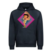 Navy betty boop Urban Hoodie - artisFamous