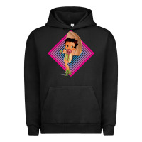 Pigment Black betty boop Urban Hoodie - artisFamous