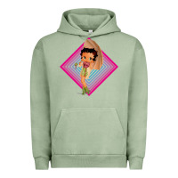 Pigment Oil Green betty boop Urban Hoodie - artisFamous