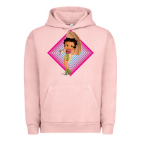 Pigment Salmon betty boop Urban Hoodie - artisFamous