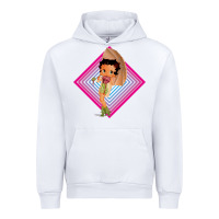 White betty boop Urban Hoodie - artisFamous