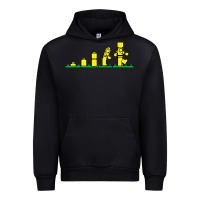 Black evolution of lego Urban Hoodie - artisFamous