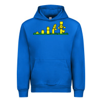 Cobalt evolution of lego Urban Hoodie - artisFamous