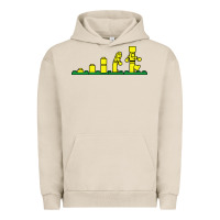 Pigment French Oak evolution of lego Urban Hoodie - artisFamous