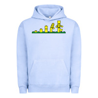 Pigment Grape Ice evolution of lego Urban Hoodie - artisFamous