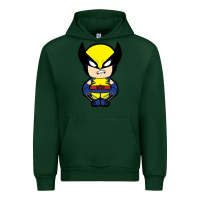 Forest Green wolverine Urban Hoodie - artisFamous