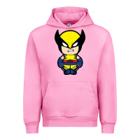 Fuchsia Pink wolverine Urban Hoodie - artisFamous