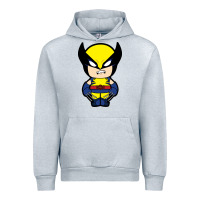 Heather Grey wolverine Urban Hoodie - artisFamous