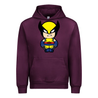 Mauve Wine wolverine Urban Hoodie - artisFamous