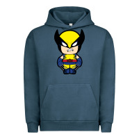 Pigment Midnight Navy wolverine Urban Hoodie - artisFamous