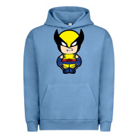 Pigment Pebble Blue wolverine Urban Hoodie - artisFamous