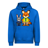 Cobalt zootopia duo chibi Urban Hoodie - artisFamous