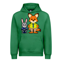 Emerald zootopia duo chibi Urban Hoodie - artisFamous
