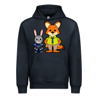 Navy zootopia duo chibi Urban Hoodie - artisFamous