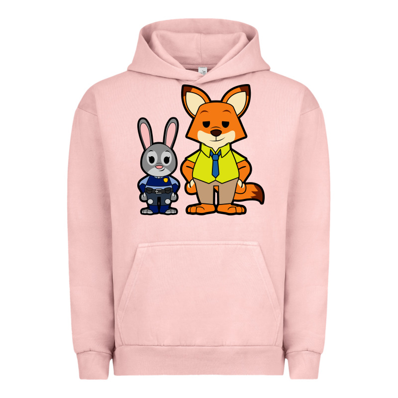 Zootopia Duo Chibi Urban Hoodie by artisFamous | Teevron