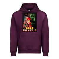 Mauve Wine canelo boxing Urban Hoodie - artisFamous