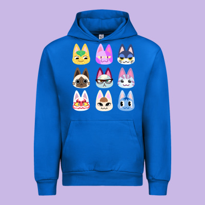Animal Crossing Cute Cats Animal Crossing New Horizons Urban Hoodie Designed By Artisfamous