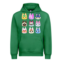 Emerald animal crossing cute cats animal crossing new horizons Urban Hoodie - artisFamous
