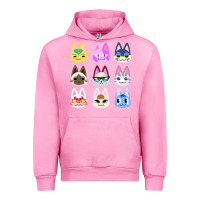 Fuchsia Pink animal crossing cute cats animal crossing new horizons Urban Hoodie - artisFamous