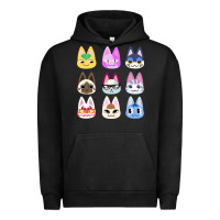Pigment Black animal crossing cute cats animal crossing new horizons Urban Hoodie - artisFamous