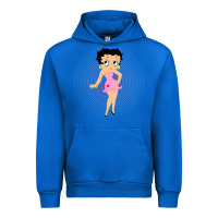 Cobalt betty boop Urban Hoodie - artisFamous