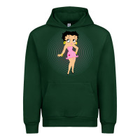 Forest Green betty boop Urban Hoodie - artisFamous