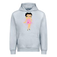 Heather Grey betty boop Urban Hoodie - artisFamous