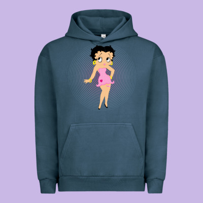 Betty Boop Urban Hoodie Designed By Artisfamous