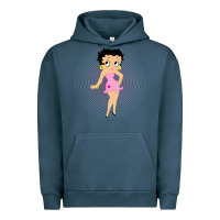 Pigment Midnight Navy betty boop Urban Hoodie - artisFamous