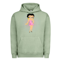 Pigment Oil Green betty boop Urban Hoodie - artisFamous
