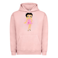 Pigment Salmon betty boop Urban Hoodie - artisFamous