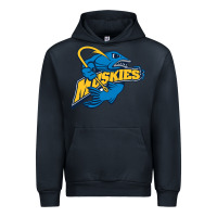 Navy lakeland university muskies Urban Hoodie - artisFamous