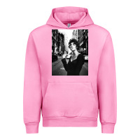 Fuchsia Pink linda evangelista fashion model Urban Hoodie - artisFamous