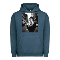 Pigment Midnight Navy linda evangelista fashion model Urban Hoodie - artisFamous