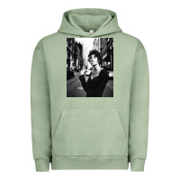 Pigment Oil Green linda evangelista fashion model Urban Hoodie - artisFamous
