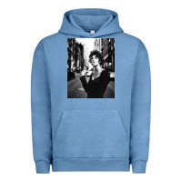 Pigment Pebble Blue linda evangelista fashion model Urban Hoodie - artisFamous