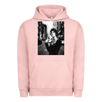 Pigment Salmon linda evangelista fashion model Urban Hoodie - artisFamous