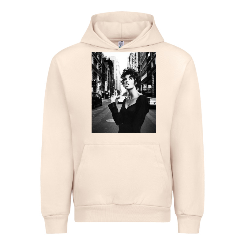 Linda Evangelista Fashion Model Urban Hoodie by artisFamous | Teevron