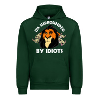 Forest Green surrounded by idiots book Urban Hoodie - artisFamous
