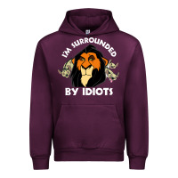 Mauve Wine surrounded by idiots book Urban Hoodie - artisFamous