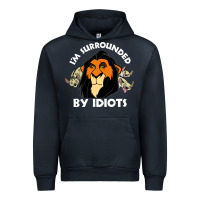 Navy surrounded by idiots book Urban Hoodie - artisFamous