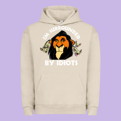 Surrounded By Idiots Book Urban Hoodie Designed By Artisfamous