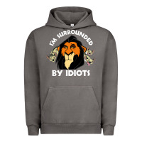 Pigment Tornado surrounded by idiots book Urban Hoodie - artisFamous