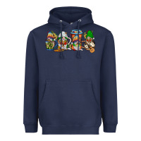 Navy mexican gnomies coffee Heavyweight Hoodie - JahusDesignShop