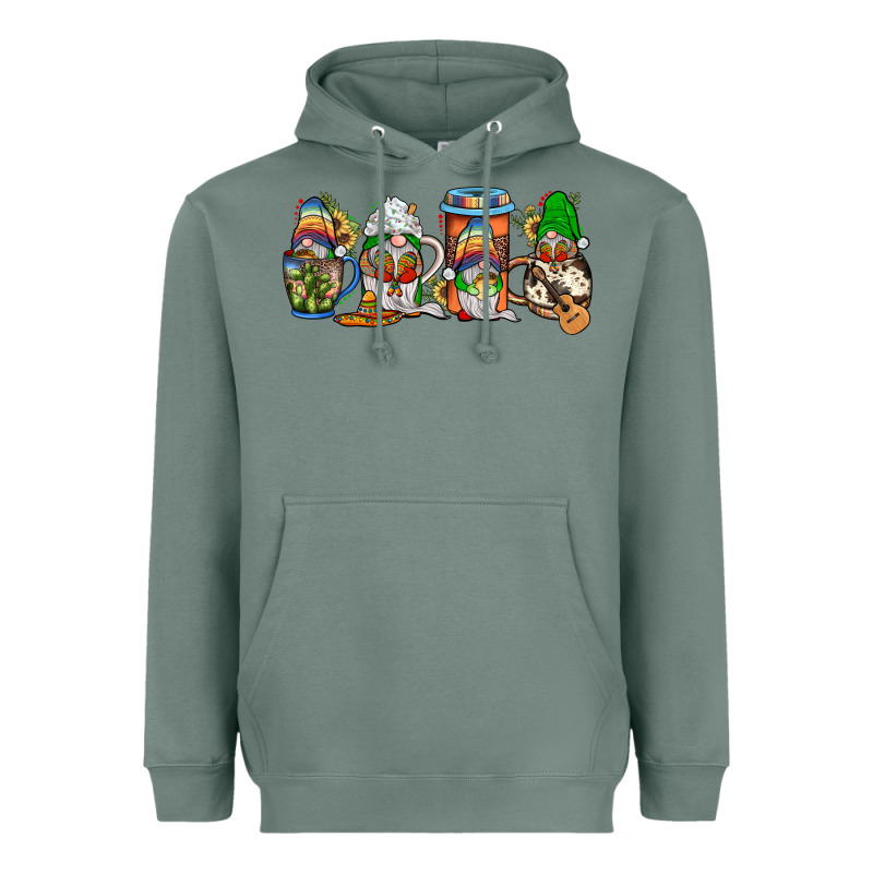 Mexican Gnomies Coffee Heavyweight Hoodie by JahusDesignShop | Teevron