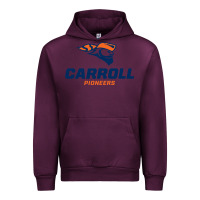 Mauve Wine carroll university pioneers Urban Hoodie - artisFamous