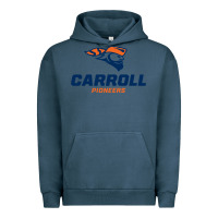 Pigment Midnight Navy carroll university pioneers Urban Hoodie - artisFamous